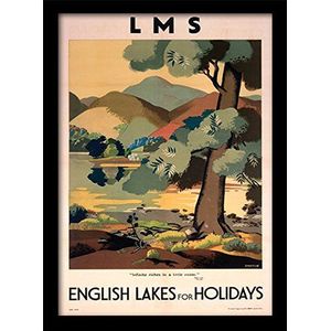 Pyramid International English Lakes for Holidays herinneringen, 30 x 40 cm, meerkleurig
