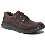 Clarks - Cotrell Edge - Casual Herenschoenen - Bruin - Olieachtig Leer