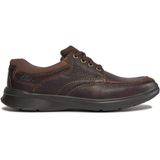 Clarks - Cotrell Edge - Casual Herenschoenen - Bruin - Olieachtig Leer