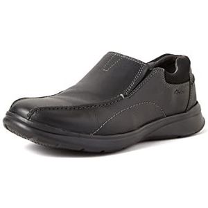 Clarks Cotrell instappers voor heren, / US Maenner, Zwart Zwart Olieachtig Leer, 45 EU