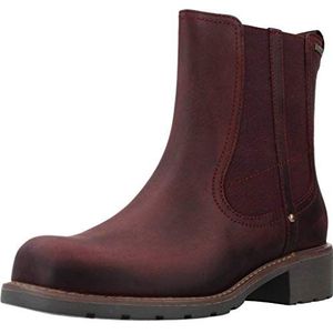 Clarks Orinoco On Gtx Biker Boots voor dames, Bruin Burgundy Leather Burgundy Leather, 37.5 EU