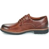 Clarks - Batcombe - Nette Schoenen - Goudbruin - Leer