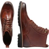 Mephisto - Veterschoenen - Zwart - Glad Leer - Vetersluiting