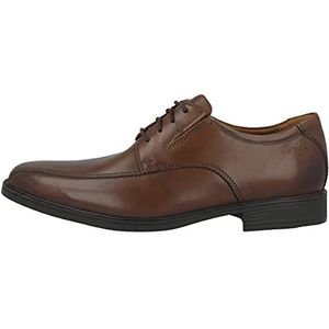 Clarks Tilden Walk Oxford schoenen voor heren, Braun Dark Tan Leather, 41.5 EU