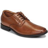 Clarks Tilden Plain heren Derby Derby, Braun Dark Tan Leather, 46 EU
