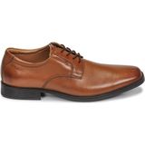 Clarks Tilden Plain heren Derby Derby, Braun Dark Tan Leather, 46 EU