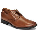 Clarks Tilden Plain heren Derby Derby, Braun Dark Tan Leather, 46 EU