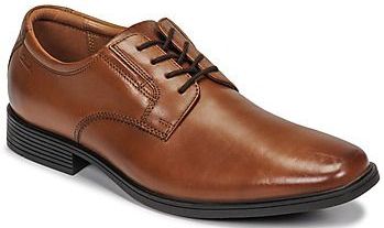 Clarks Tilden Plain heren Derby Derby, Braun Dark Tan Leather, 46 EU