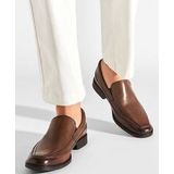 Clarks - Tilden Free - Instappers - Donker Goudbruin - Leer