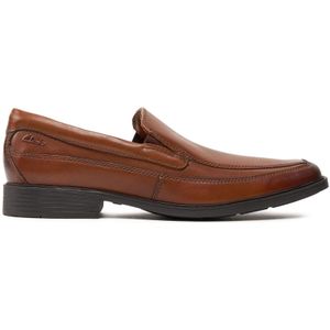 Clarks - Tilden Free - Instappers - Donker Goudbruin - Leer