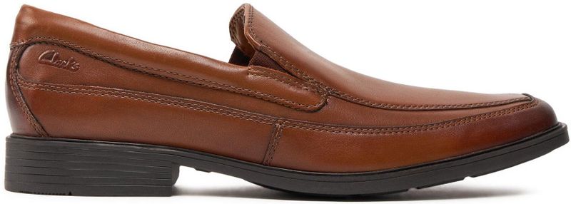 Clarks - Tilden Free - Instappers - Donker Goudbruin - Leer