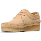 Clarks - Weaver - Veterschoen - Lichtroze - Suède Leder