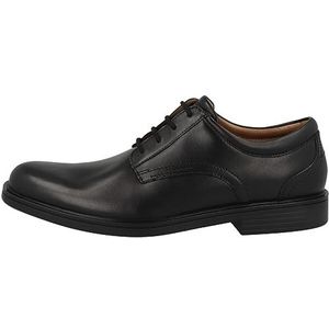 Clarks Un Aldric Lace Derby's voor heren, zwart leder, 46 EU