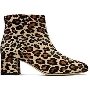 Clarks Sheer Flora Chelsea Boots voor meisjes, Meerkleurig luipaard print, 35.5 EU