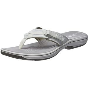 Clarks - Brinkley Sea - Slippers - Wit - Synthetisch - Lichtgewicht