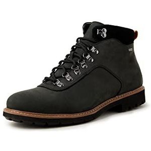 Clarks BatcombeAlpGTX Biker Boots voor heren, Zwart zwart zwart zwart nubuck zwart nubuck, 42 EU