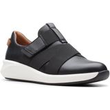 Clarks Een Rio Strap, damessneakers, Zwart leder