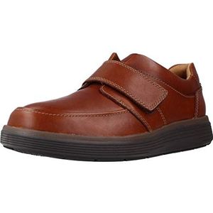 Clarks Un Abode Strap heren Instapschoen Instappers, Braun Dark Tan Leather, 44 EU