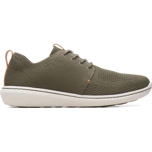 Clarks Step Urban Mix Sneaker voor heren, Kaki, 44 EU