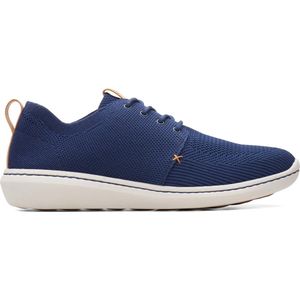 Clarks - 26138175 - Nette Schoenen - Marineblauw - Stof - Veters