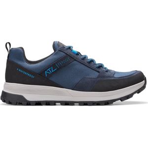 Clarks ATL Trek Lo - heren sneaker - blauw - waterdicht - maat 42 (EU) 8 (UK)