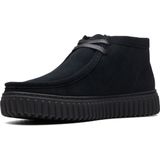 Clarks - Torhill Hi - Heren Laars - Zwart - Hoogwaardig Materiaal