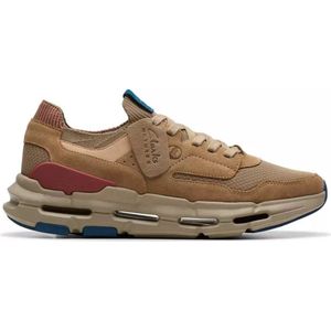 Clarks NXE Lo - heren sneaker - bruin - maat 40 (EU) 6.5 (UK)
