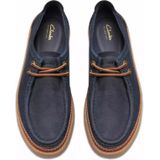 Clarks - Clarkwood Moc - Heren Veterschoen - Blauw
