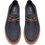 Clarks  Clarkwood Moc  Nette schoenen  heren Blauw