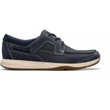 Clarks - Sailview Lace - heren veterschoen - blauw - nubuck
