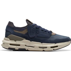 Clarks NXE Lo - heren sneaker - blauw