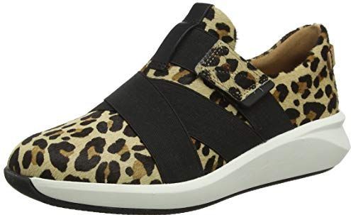 Clarks - Un Rio - Damestrainers - Bruin - Synthetisch