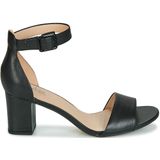 Clarks - Deva Mae - Sandalen - Zwart - Leder
