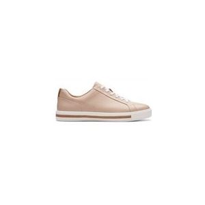 Clarks Un Maui Lace dames Sneaker Lage sneakers, Beige (Nude Leather) , 39 EU