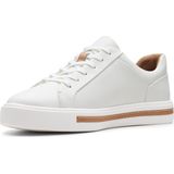 Un - Maui Lace - Nette Schoenen - Wit - Leer - Flexibele Rubberzool