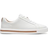 Un - Maui Lace - Nette Schoenen - Wit - Leer - Flexibele Rubberzool