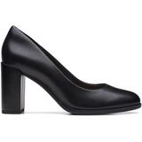 Clarks - Freva 85 Court - Dames Pump - Zwart - Leer