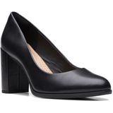Clarks - Freva 85 Court - Dames Pump - Zwart - Leer