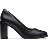 Clarks - Freva 85 Court - Dames Pump - Zwart - Leer