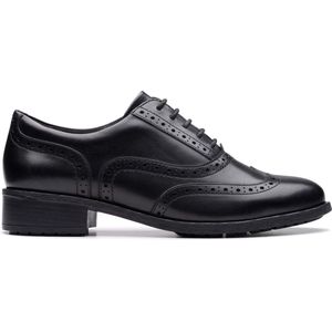Clarks Havisham Oak - Dames Veterschoen - Zwart - Leer