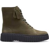 Clarks - Torhill Rise - Dames Laars - Zwart - Leer