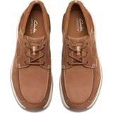 Clarks - Sailview Lace - Heren Veterschoen - Blauw - Nubuck