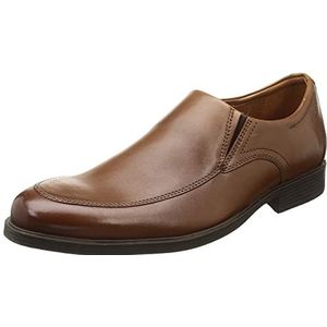 Clarks Whiddon Step', mocassins voor heren, donkerbruin (Dark Tan Lea)