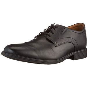 Clarks Whiddon Plain heren Oxford instapschoen Whiddon Plain, zwart leder , 44.5 EU