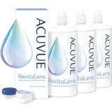 ACUVUE® RevitaLens® alles-in-één lenzenvloeistof | 3x 360ml + 3x lenshouder