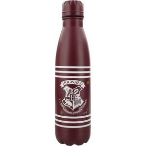 Harry Potter Pyramid Crest & Stripes Metal Drinks 550 ml fles (MDB25453)