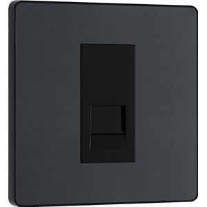 BG Evolve Matt Grey (Black Ins) Single Master Telefoonaansluiting