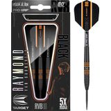 Target Raymond van Barneveld 80% Black - Dartpijlen - 26 Gram