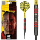 Target Dimitri van den Bergh Brass Soft Tip - Dartpijlen - Darts