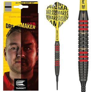 Target Dimitri van den Bergh Brass Soft Tip - Dartpijlen - Darts